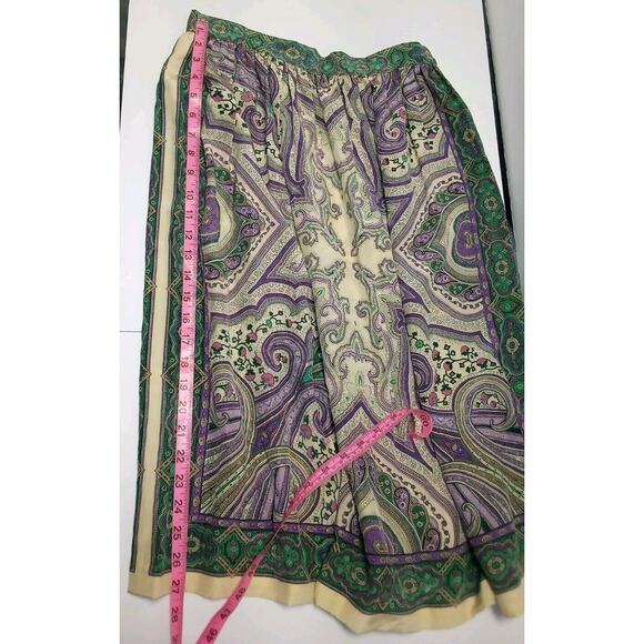 Samuel Robert Bye Peter Hatsi Handrea Multicolor Knee Skirt 10 - Picture 3 of 9